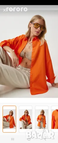 Оранжева риза, снимка 2 - Ризи - 50385170