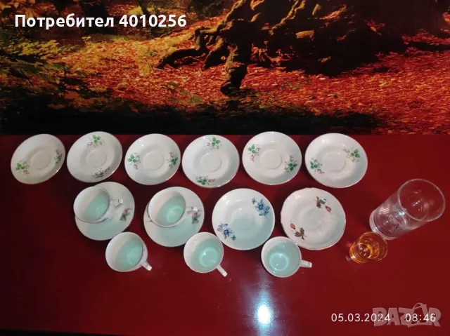АНТИКВАРНИ ЧИНИЙКИ И ЧАШКИ+ПОДАРЪЦИ, ЕВТИНО, снимка 3 - Чинии - 49005295