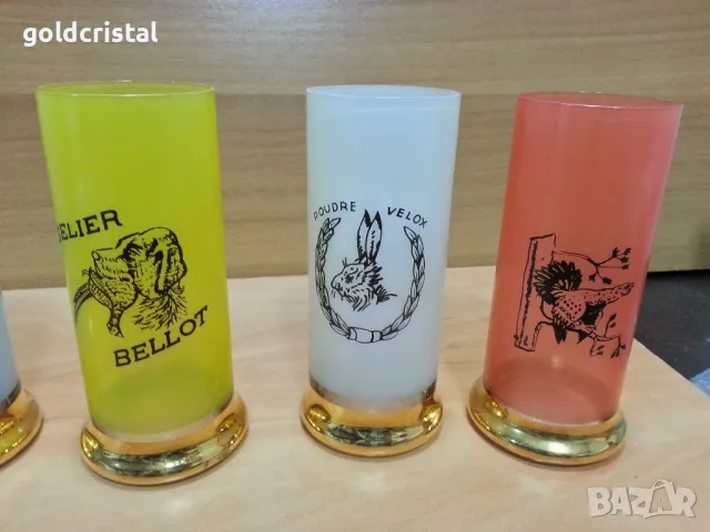 стари стъклени чаши патрон , снимка 5 - Антикварни и старинни предмети - 49426032