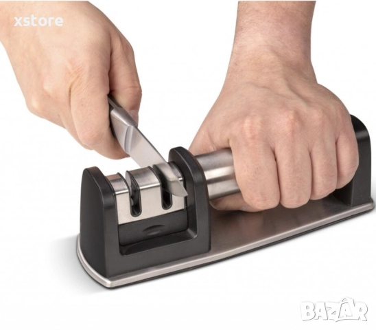 W E L Q U I C 2 Stage Kitchen Knife Sharpener Диамантено точило за ножове