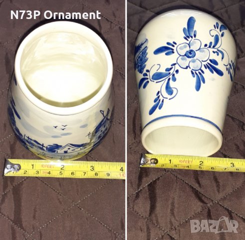 СТАРА ПОРЦЕЛАНОВА ВАЗИЧКА. , снимка 7 - Антикварни и старинни предмети - 33777671