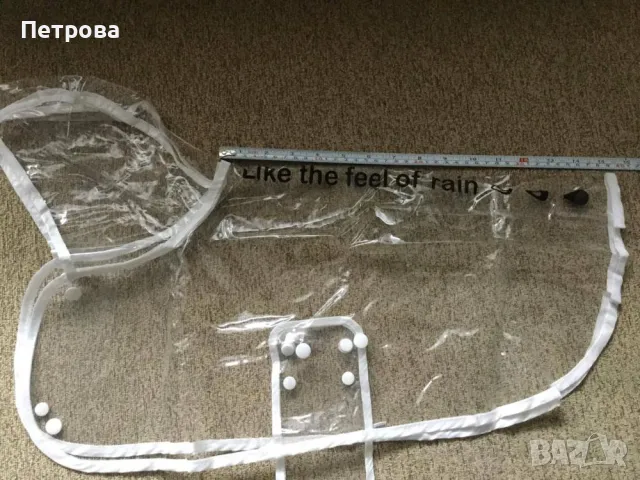 Прозрачен дъждобран за домашни любимци, снимка 2 - За кучета - 50163668