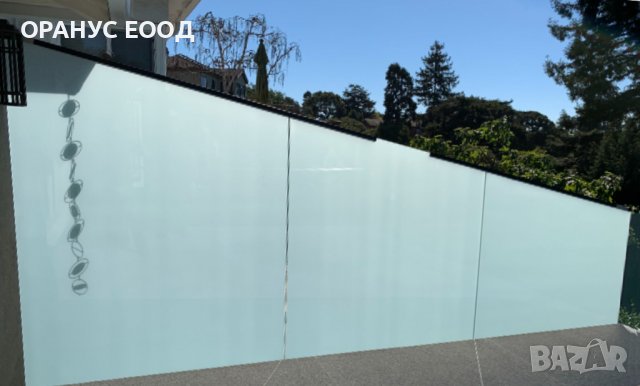 Стъклен парапет / Парапет от стъкло - Подова конзола, снимка 3 - Монтажи - 37062895