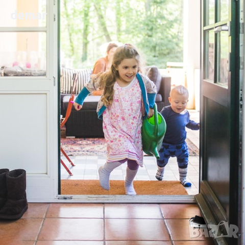 FLORA GUARD 2 гумени ограничители за врати с 4 държача от неръждаема стомана, снимка 5 - Други стоки за дома - 44619933