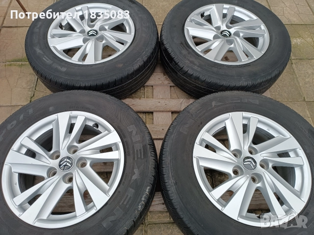 Лети джанти 16ки 5х114.3 Citroen, Mitsubishi + летни гуми 215/70/16 Nexen, снимка 2 - Гуми и джанти - 52817733
