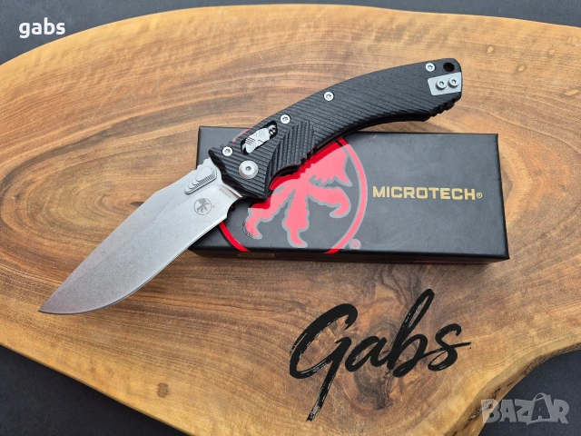 Сгъваем нож MICROTECH Amphibian 137RL,Ram Lock,светло острие, снимка 12 - Ножове - 53960826