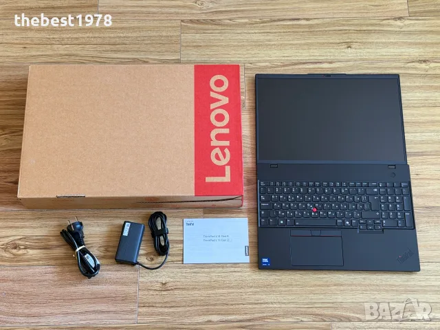 НОВ Lenovo ThinkPad L16 Gen 2`Ultra 5 225U 16GB DDR5 512GB NVMe WUXGA 400 Nits Гаранция 30 Месеца