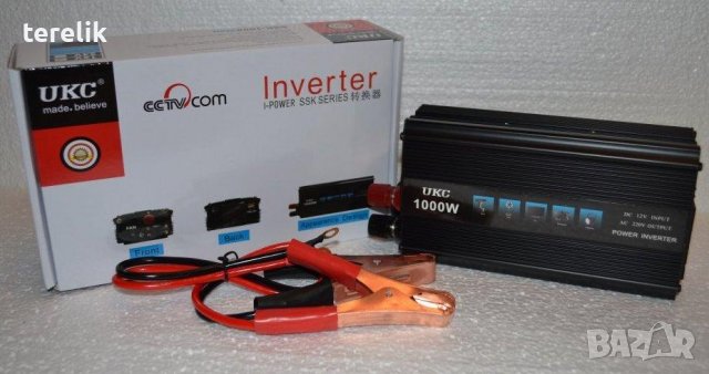 ПРОМОЦИЯ!!! ИНВЕРТОРИ UKC от 300W до 4000W -12V или 24v /220V, 29,98 лв, снимка 11 - Аксесоари и консумативи - 39628410