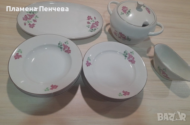 сервиз , снимка 2 - Антикварни и старинни предмети - 53939002