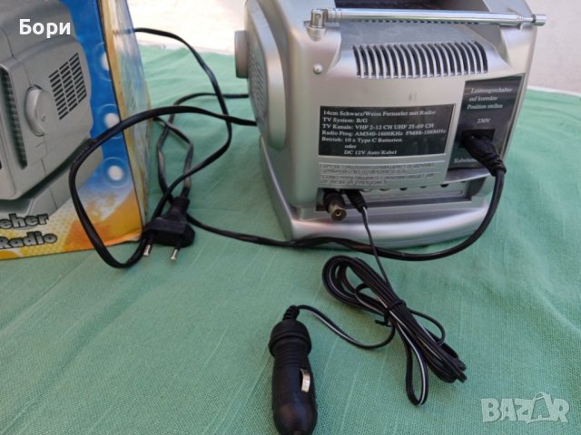 Стар телевизор с радио, снимка 9 - Радиокасетофони, транзистори - 36783551