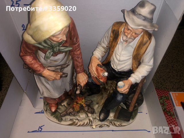 продавам старинна керамична фигура, снимка 2 - Колекции - 40187753