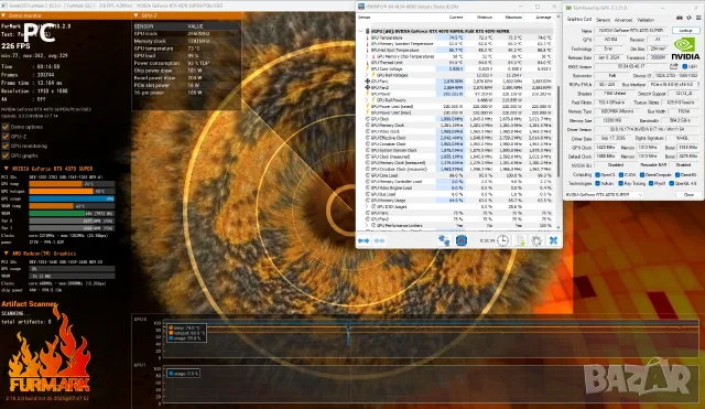 Видео карта RTX 4070 SUPER 12GB Palit Dual, снимка 2 - Видеокарти - 56336533