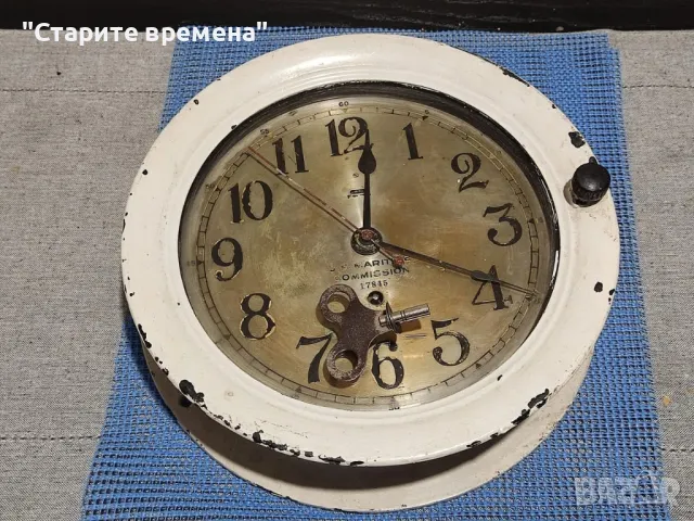 Корабен Часовник – САЩ, 1940 г. – Seth Thomas, снимка 3 - Други - 49830741