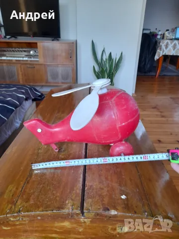 Стара играчка Хеликоптер, снимка 3 - Други ценни предмети - 49118120