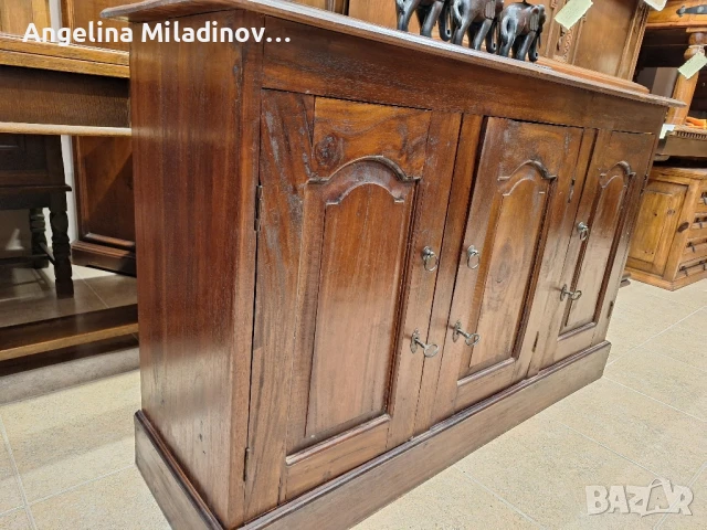 Античен комод, скрин, шкаф орех, снимка 3 - Шкафове - 51318236