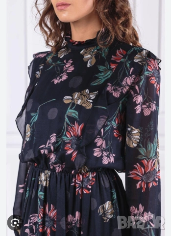 Страхотна дамска рокля HUGO BOSS размер 42 , снимка 5 - Рокли - 53008877