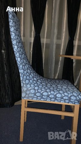 Калъфки за столове 4бр - синьо, снимка 2 - Други - 38380587