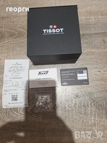 часовник TISSOT нов, снимка 4 - Мъжки - 56526347