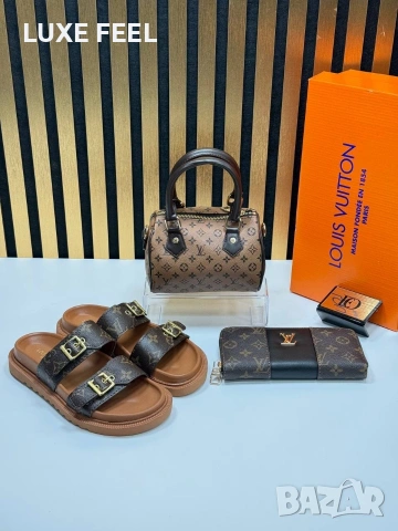 Louis Vuitton ⚜️Дамски Чехли 36-41н , снимка 6 - Чехли - 54220690