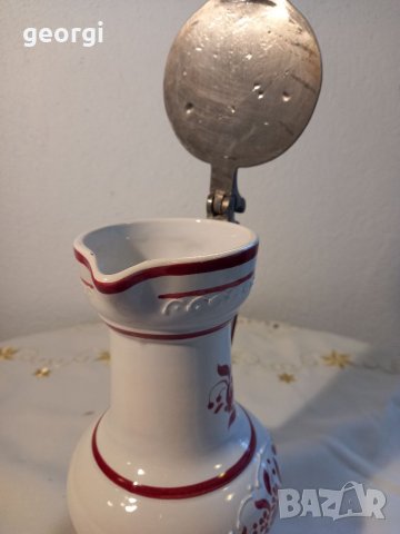 Порцеланова кана с похлупак13/1, снимка 6 - Декорация за дома - 35123559