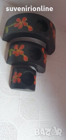 Комплект свещници , снимка 2 - Декорация за дома - 30532001