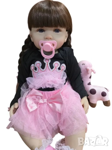 Реалистична кукла Реборн, Reborn бебе, реалистична кукла 55см, снимка 7 - Кукли - 52083055