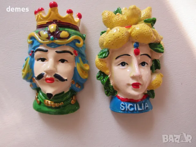 Сет от два броя магнити-мавър от Сицилия, Италия, снимка 4 - Колекции - 48072395