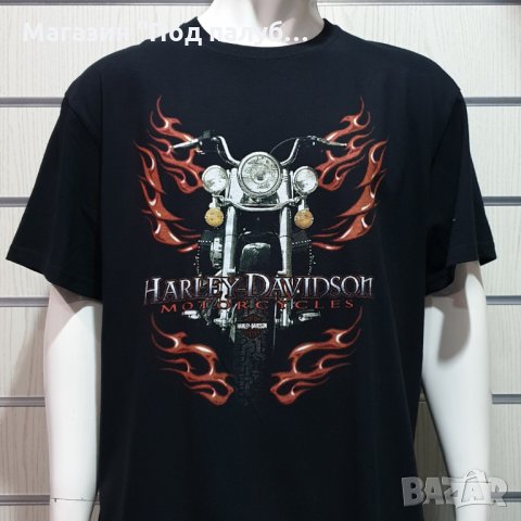 Нова мъжка тениска със ситопечат HARLEY DAVIDSON, мотори, снимка 7 - Тениски - 30100173