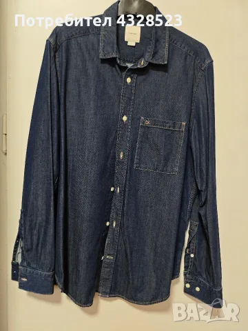 Мъжка риза Calvin Klein размер L, снимка 2 - Ризи - 56474552