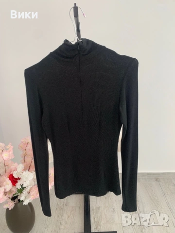 Alessa Алеса черно поло в размер S, снимка 10 - Блузи с дълъг ръкав и пуловери - 53018684