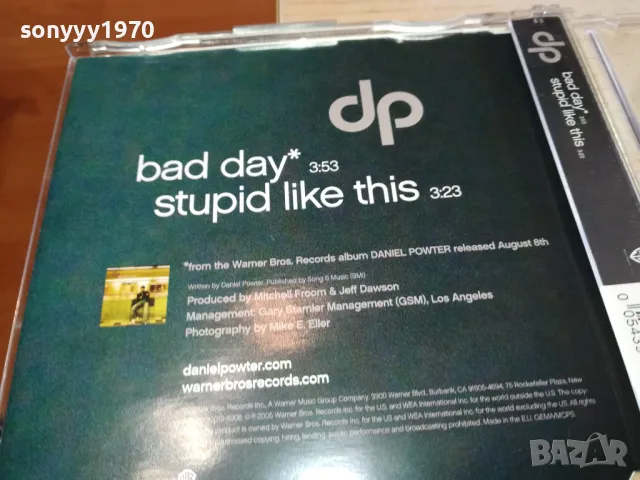DANIEL POWTER CD 2602251901, снимка 17 - CD дискове - 49290727