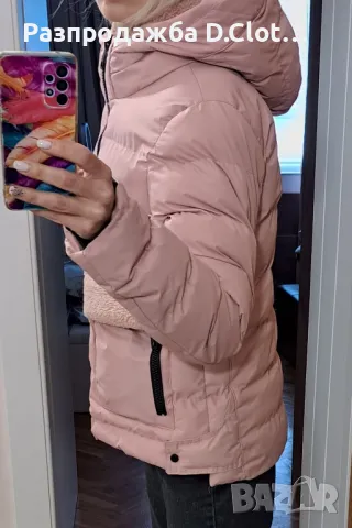 дебело зимно розово яке, снимка 4 - Якета - 47830659