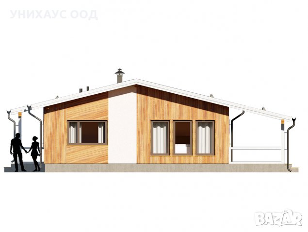 Едноетажна Къща ДK 104 м2, снимка 4 - Ремонти на къщи - 35187352