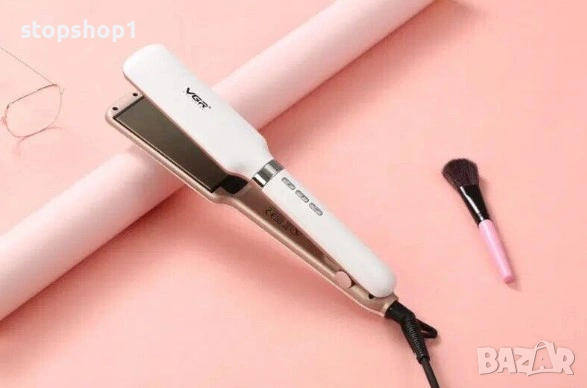 Професионална преса за коса VGR, V-520, Керамично покритие, LCD дисплей