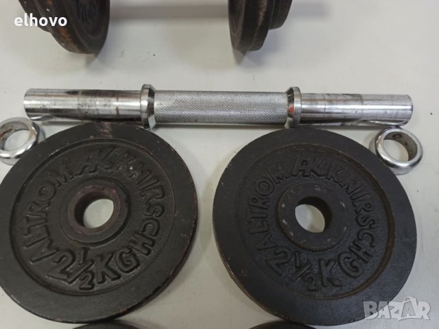 Дъмбели 2x9.5кг , снимка 5 - Фитнес уреди - 31297478