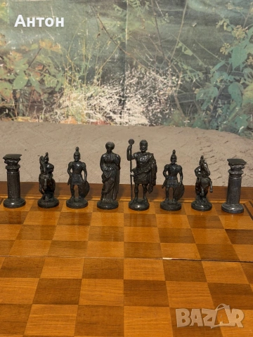 Масивни метални фигури за шах., снимка 6 - Колекции - 53972668
