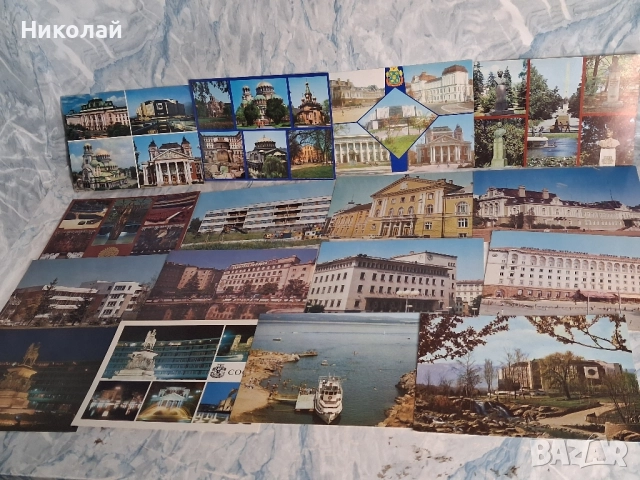 Стари пощенски картички 30 Броя София България, снимка 10 - Антикварни и старинни предмети - 52389640