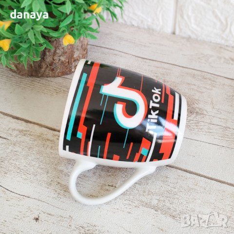 4462 Керамична чаша Тик ток, снимка 4 - Чаши - 44175598