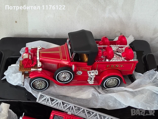 Matchbox Dinky MOY LE Models Of Yesteryear Fire Trucks Пожарни Мачбокс Ретро Модели Нови В Кутии, снимка 2 - Коли, камиони, мотори, писти - 50826900