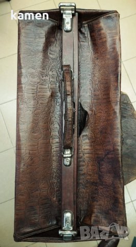 Докторска чанта,куфар крокодилска кожа, снимка 5 - Антикварни и старинни предмети - 30775166