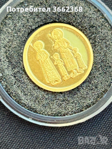 Златна монета, снимка 2 - Нумизматика и бонистика - 52113569