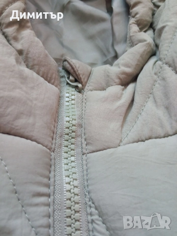 Зелена дамска зимна шуба 164 см. - ново, снимка 2 - Якета - 52007071