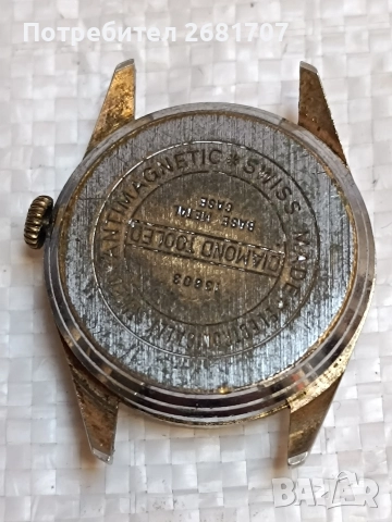 позлатен мъжки часовник PALCO, снимка 3 - Мъжки - 52967761