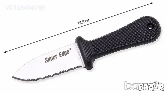 Нож и за носене на врат cold steel SUPER EDGE - 50х107, снимка 4 - Ножове - 52266155