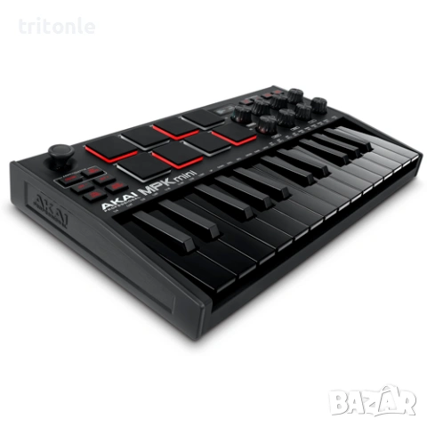 Akai MPK Mini MK3 Black Миди клавиатура , снимка 4 - Синтезатори - 53057109