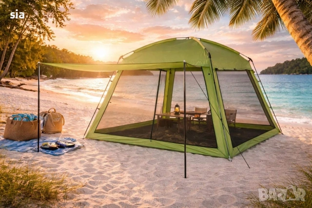 Шатра, палатка за къмпинг 3.20 М./3.20 М./2.20 М.