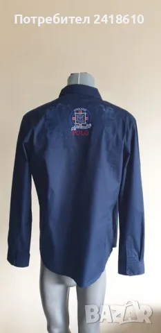 La Martina Italy Stretch Cotton Slim Fit Mens Size L  НОВО! ОРИГИНАЛ! МЪЖКА РИЗА!, снимка 5 - Ризи - 50023852