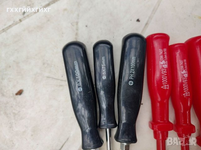 Продавам 8 броя отвертки , снимка 3 - Отвертки - 42107045