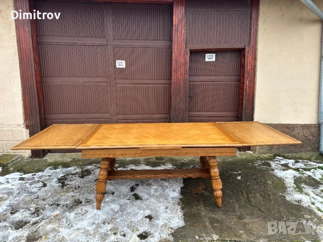 Разтегателна трапезна маса – класически стил, снимка 8 - Маси - 53959190