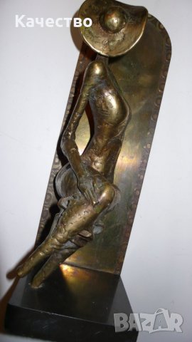 Бронзова скулптура , снимка 8 - Статуетки - 35418251